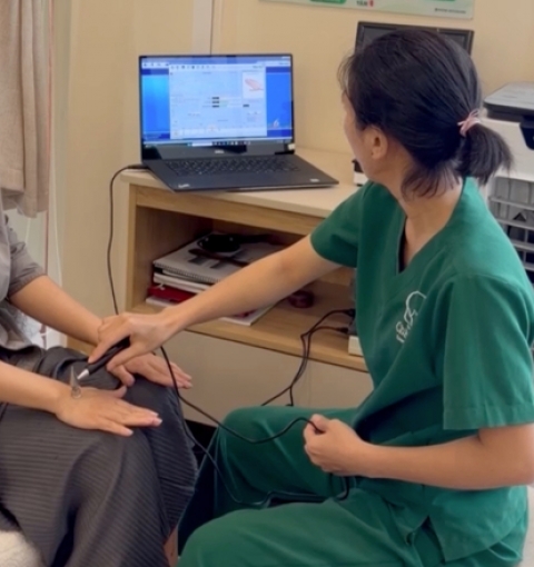 Đo 12 đường kinh lạc